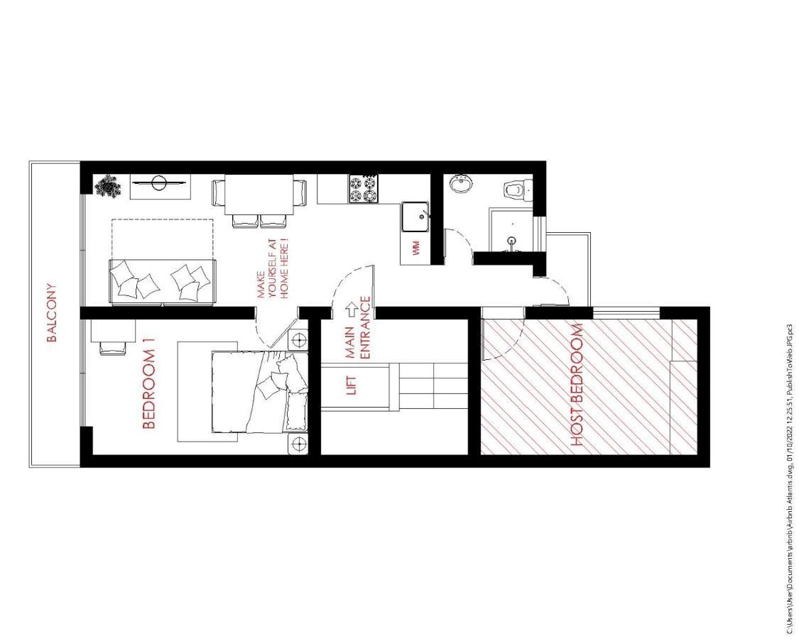 F8 1 Seaview Room, Living And Bathroom Shared , Stjulians San Julián Exterior foto